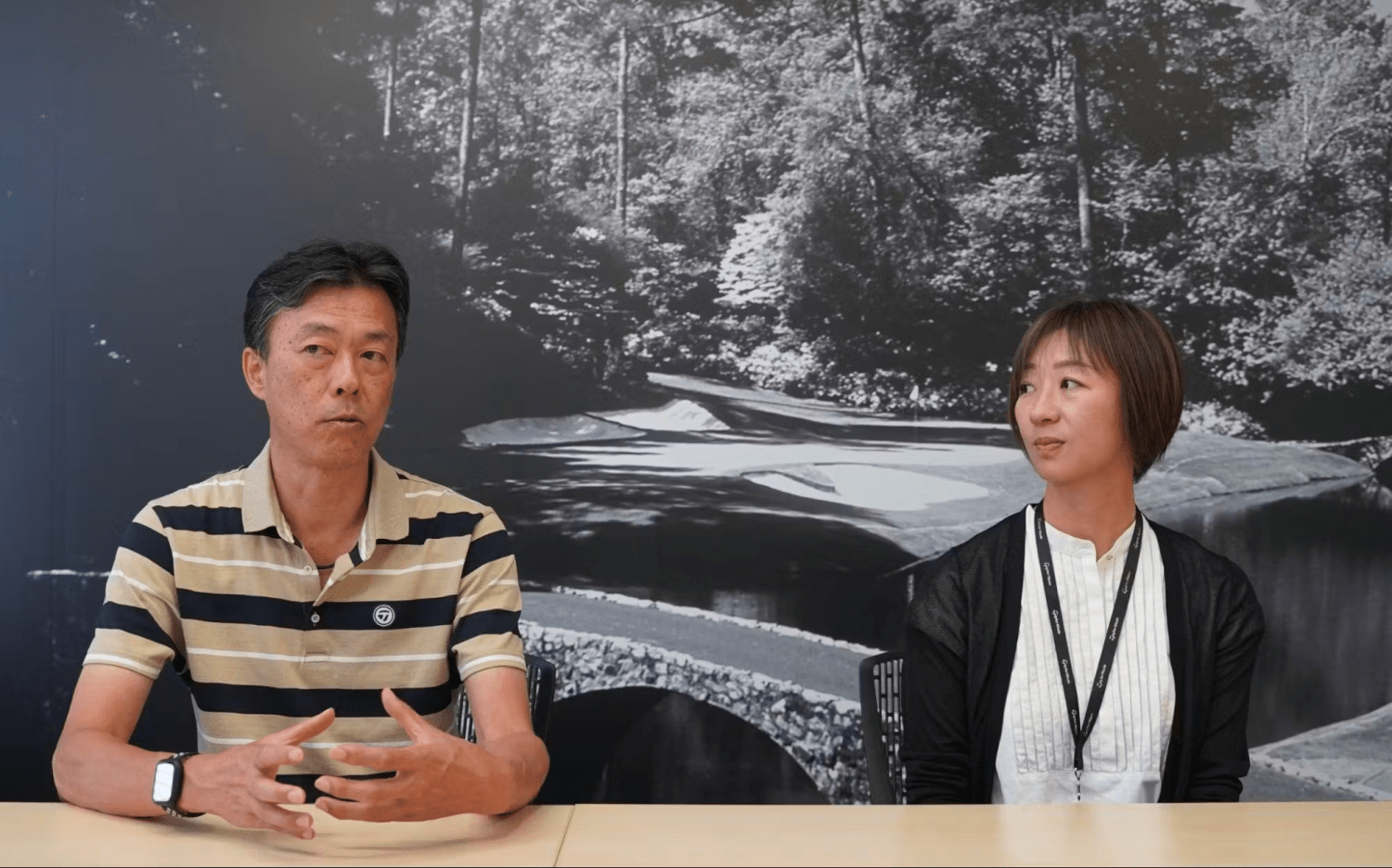 テーラーメイド ゴルフ 導入事例インタビューカット