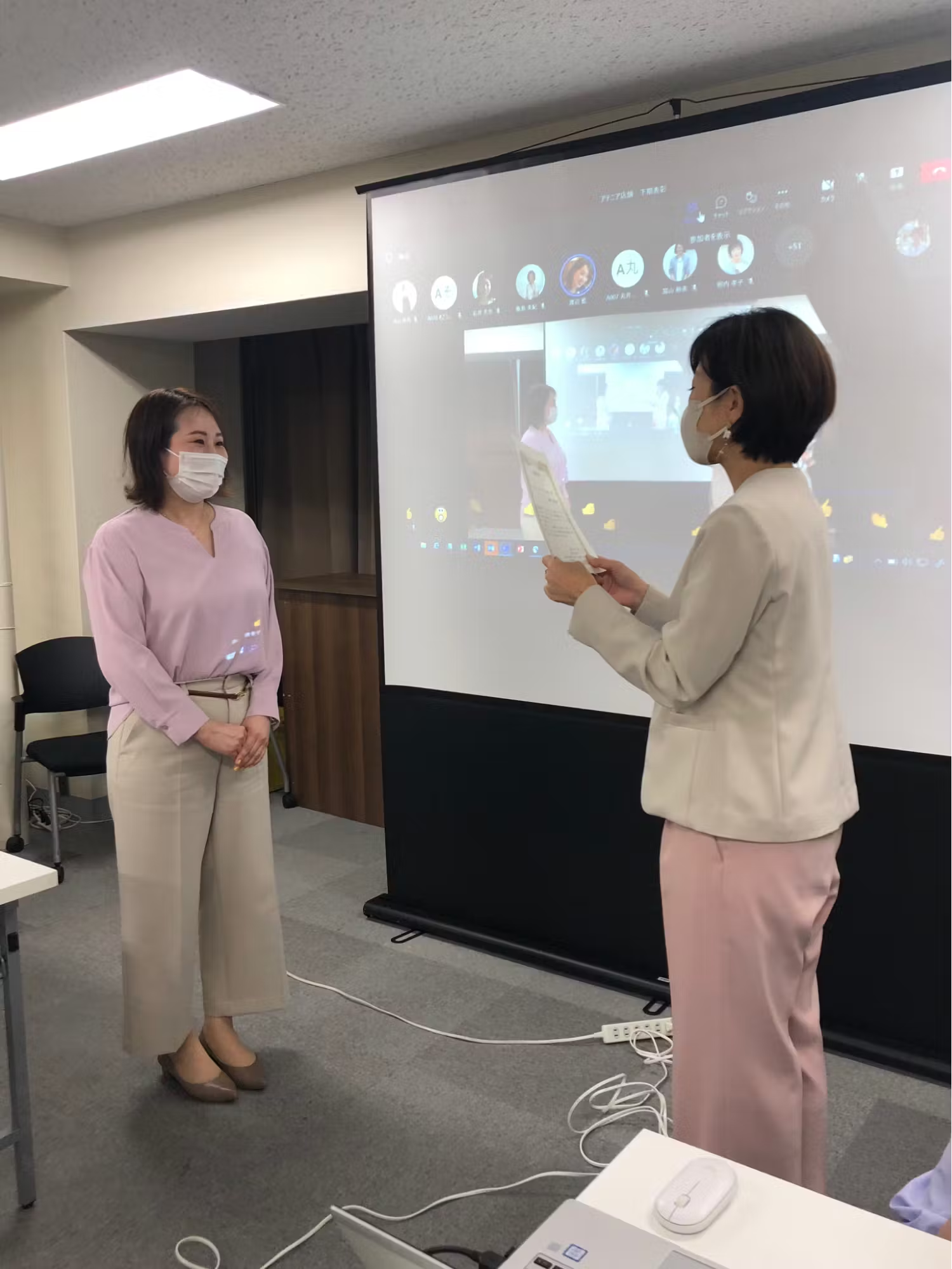 社内表彰「STAFF START部門」の様子