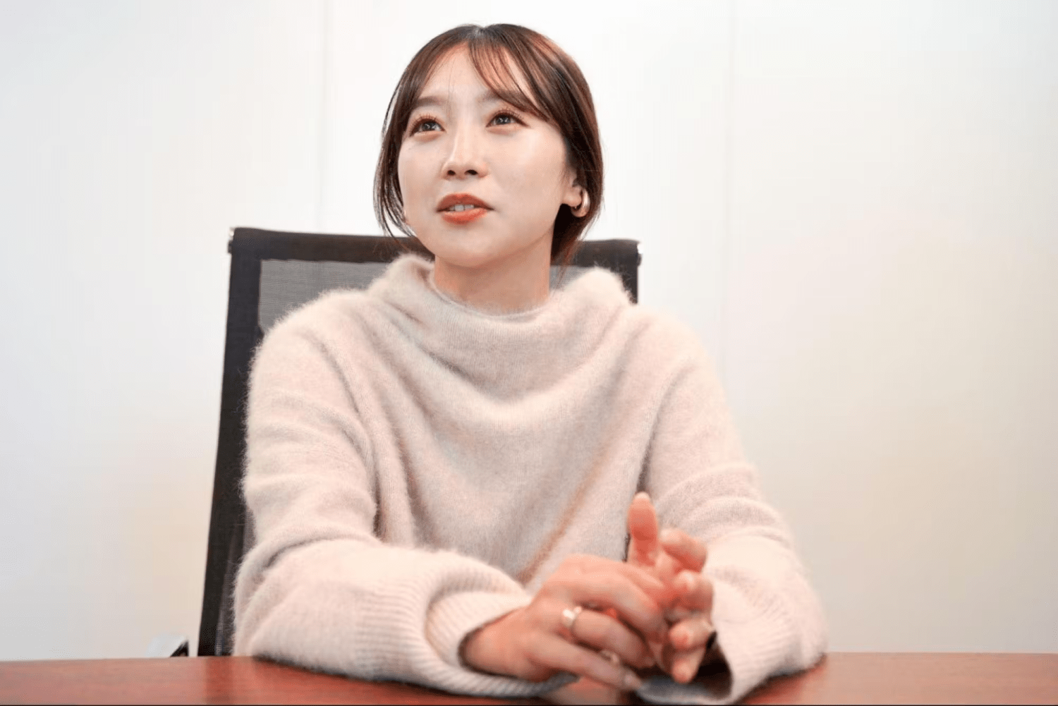 バロックジャパンリミテッド 村岡氏のインタビューカット