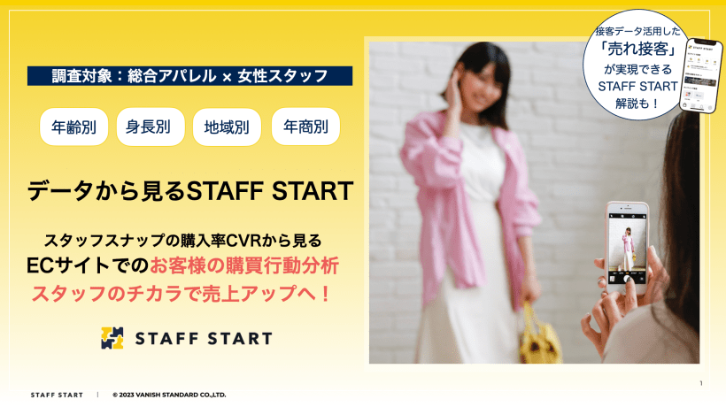 スタッフ接客投稿から見る、お客様のEC購買行動分析（データから見るSTAFF START）