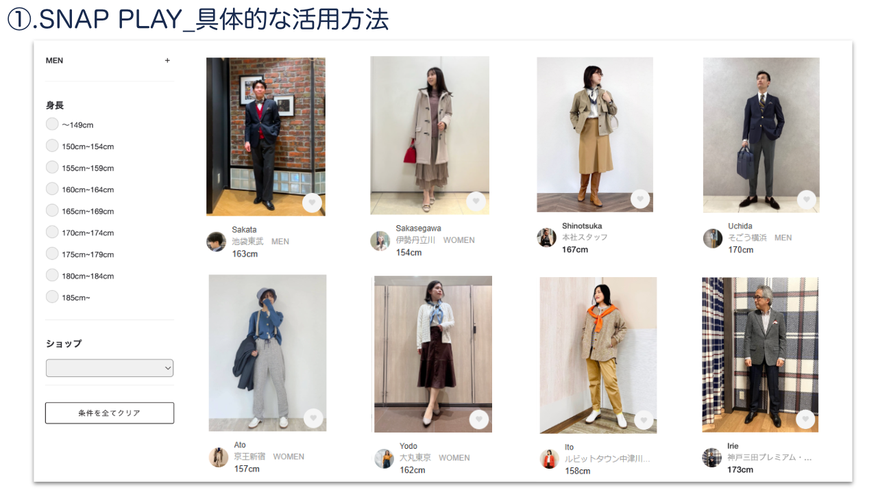 STAFF START SNAP PLAY機能の活用事例