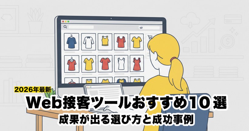 【2026年最新】Web接客ツールおすすめ10選｜成果が出る選び方と成功事例